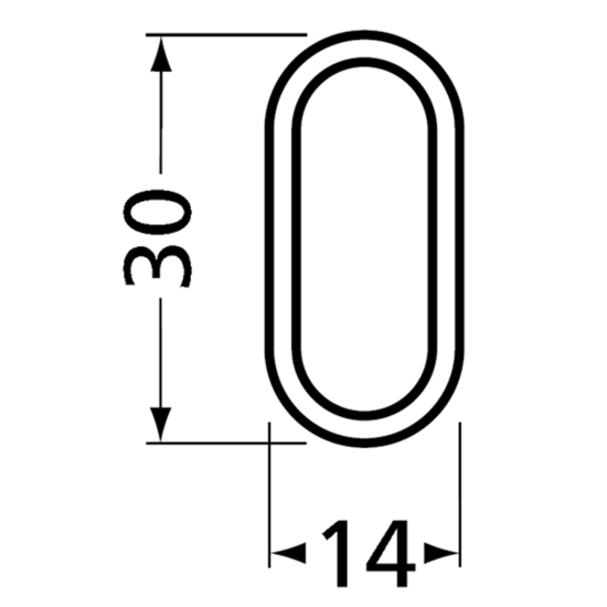 Afbeeldingen van HERMETA GARDELUX-1 GARDEROBE BUIS ALUMINIUM MAT ZWART 200CM (1014-18E)