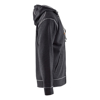 Afbeeldingen van HOODED SWEATSHIRT MET RITS ZWART MELEE S 339811579991S OP=OP