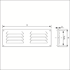 Afbeeldingen van SCHOEPENROOSTER ALUMINIUM ZWART 300X90MM