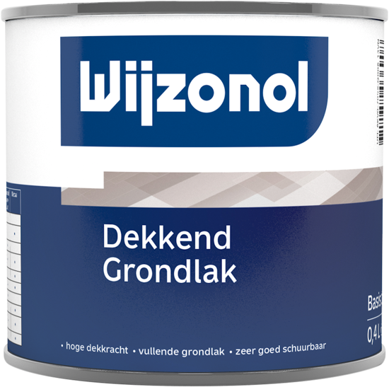 Afbeeldingen van WIJZONOL DEKKEND GRONDLAK VOOR BUITEN BASIS TRANSPARANT 400ML