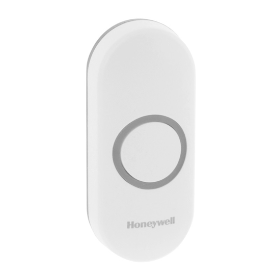 Afbeeldingen van HONEYWELL DRAADLOZE DRUKKNOP MET LED VERLICHTING WIT DCP311