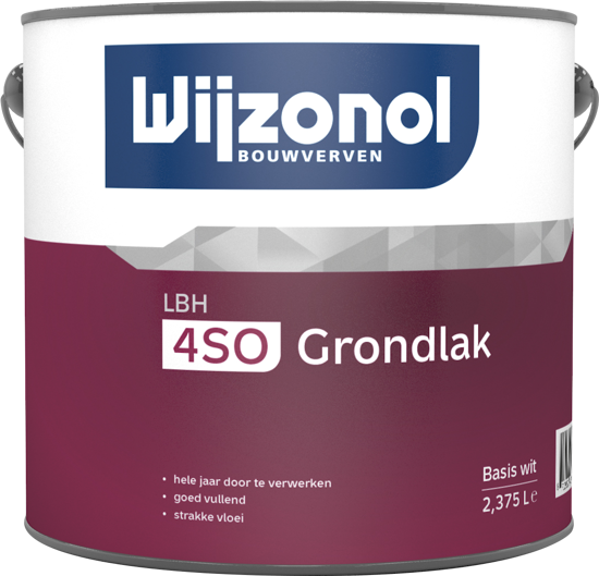 Afbeeldingen van WIJZONOL 4SO GRONDLAK BASIS WIT 2,375 LITER