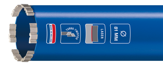 Afbeeldingen van CARAT LASER DIAMANTBOOR Ø81X400MM M30, BETON MASTER