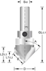 Afbeeldingen van BOVENFREES HW 19,0X059/016X08,0 Z=2+L. 45GR. / BFVG19008-V-GROEF-