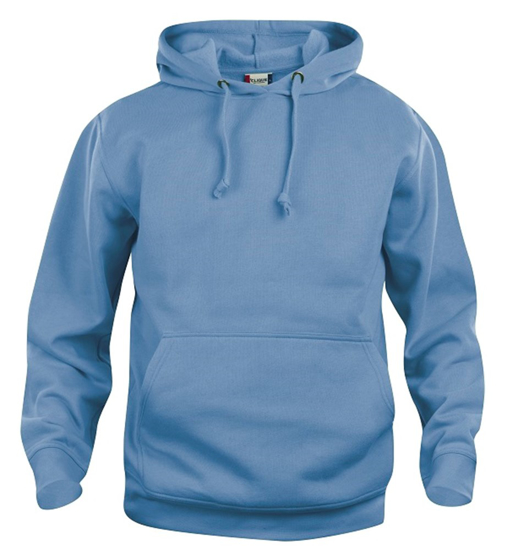 Afbeeldingen van BASIC HOODY LICHTBLAUW S OP=OP