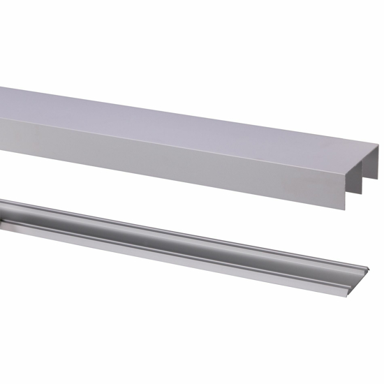 Afbeeldingen van SCHUIFD. RAIL ALUMINIUM 360 CM TYPE R-40