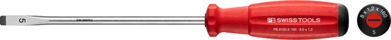 Afbeeldingen van PB SCHROEVENDRAAIER SWISSGRIP 8100.5-160 GLEUFKOP 1,2X8MM