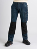 Afbeeldingen van 247 JEANS WERKBROEK BISON D30 DENIM DONKERBLAUW MAAT W40-L32 OP=OP