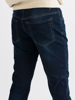 Afbeeldingen van 247 PALM SLIM S08 - MODERN FIT, SLIM LEG, SAND BLASTED DARK BLUE STRETCH DENIM, W32-L32