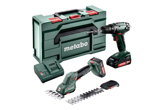 Afbeeldingen van METABO ACCU-MACHINES COMBO-SET 2.2.5 18V: BS 18 + SGS 18 LTX Q