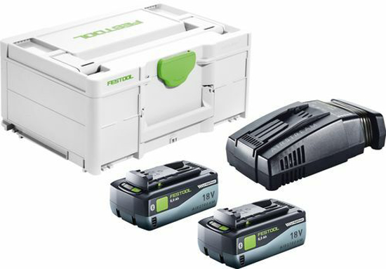 Afbeeldingen van FESTOOL ENERGIE SET SYS 18V 2X8,0/SCA16