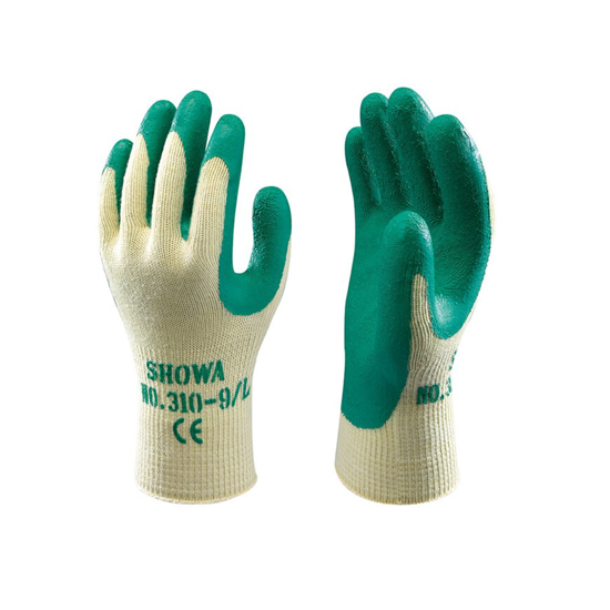 Afbeeldingen van SHOWA HANDSCHOEN 310 GREEN ROBUUSTE GRIP GROEN MAAT XXL