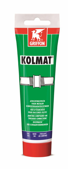 Afbeeldingen van GRIFFON KOLMAT® AFDICHTEN METALEN SCHROEFDRAADVERB. TUBE 300 GRAM