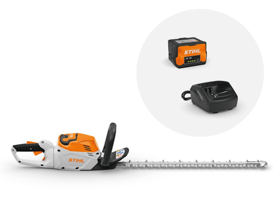 Afbeeldingen van STIHL HSA 60 ACCUHEGGENSCHAAR 24" - 60 CM SET MET ACCU EN LADER