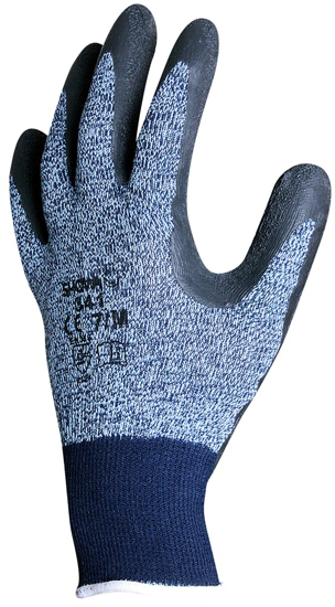 Afbeeldingen van SHOWA HANDSCHOEN 341 LATEX EXTRA GRIP GRIJS MAAT L