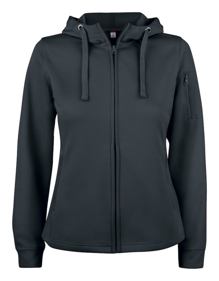 Afbeeldingen van BASIC ACTIVE HOODY FZ LADIES ZWART XL