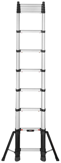 Afbeeldingen van TELESTEPS TELESCOOPLADDER PRIME LINE MET STABILIZER 11 SPORTEN 3,5M