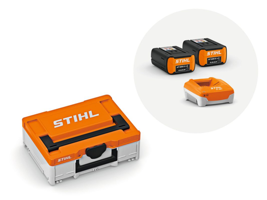 Afbeeldingen van STIHL POWERBOX EXTREME  2X ACCU AP 500 S 1X LADER AL 501