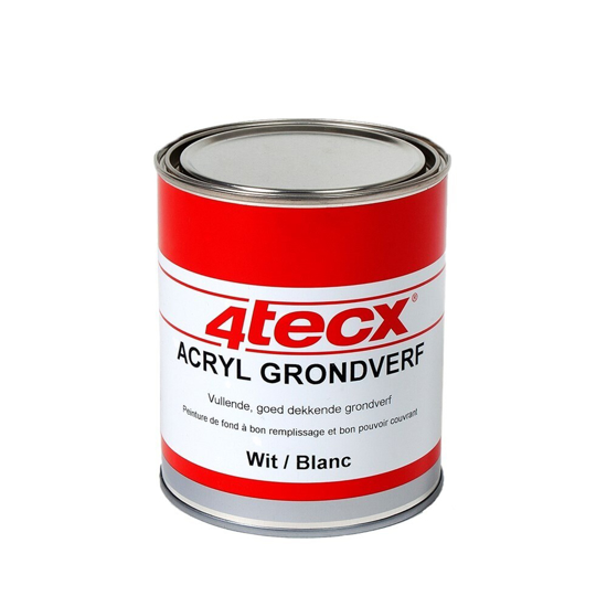 Afbeeldingen van ACRYL GRONDVERF WIT 0,75LTR 4T