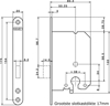 Afbeeldingen van KASTSLOT PROFIELCILINDER RVS 1258/87 4T