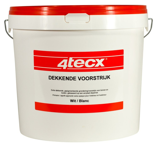 Afbeeldingen van VOORSTRIJK WIT DEKKEND 10LTR 4T