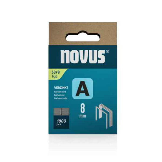 Afbeeldingen van NOVUS STAPLES A 53 8MM 1800PCS.