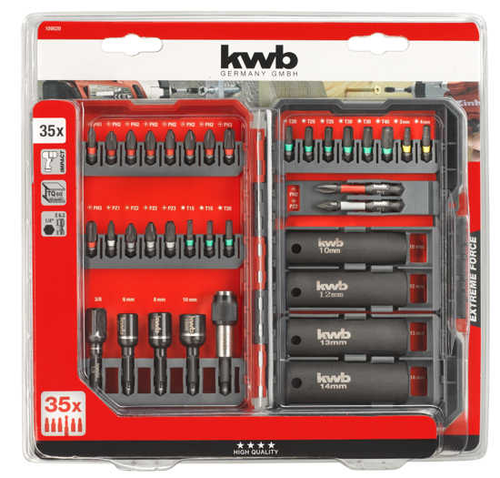 Afbeeldingen van KWB BITBOX IMPACT 35-DELIG