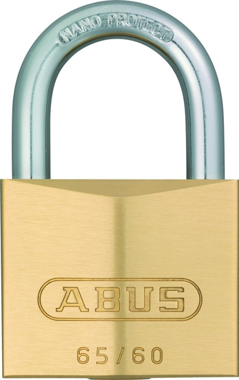 Afbeeldingen van ABUS HANGSLOT MESSING 65MB/15 B/DFNLI