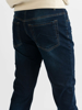 Afbeeldingen van 247 PALM SLIM S08 - MODERN FIT, SLIM LEG, SAND BLASTED DARK BLUE STRETCH DENIM, W42-L34