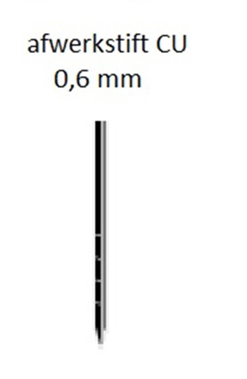 Afbeeldingen van STIFT 0,60 CU 18 MM DOOS 10MILLE