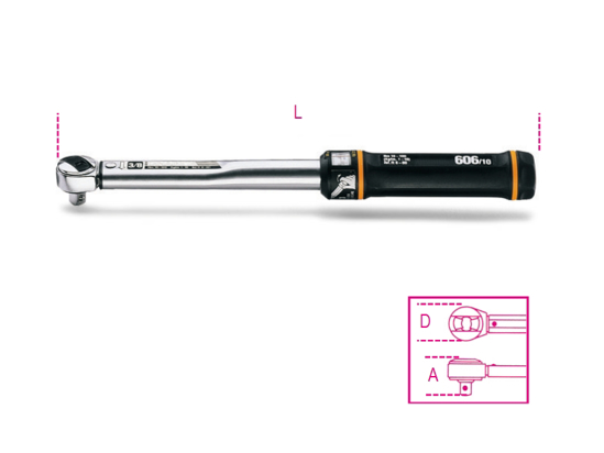 Afbeeldingen van BETA 606/20 MOMENTSLEUTEL MET KLIKMECHANISME 40-200NM