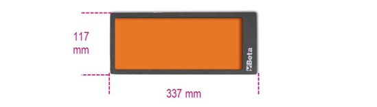 Afbeeldingen van BETA VPM0 ZACHTE VOORGEVORMDE INLEGBAK 367MM X 147MM