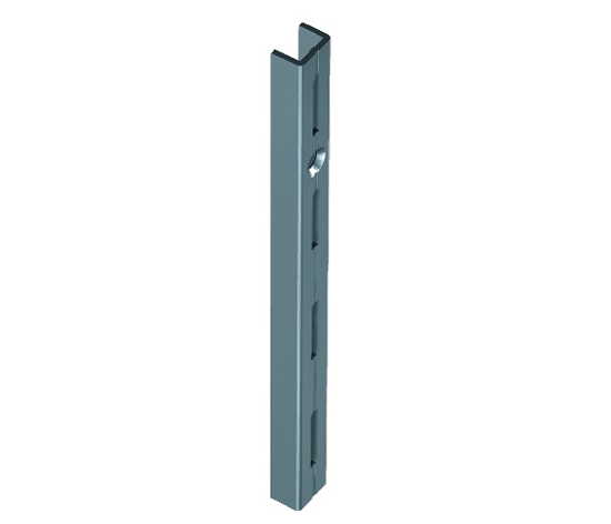 Afbeeldingen van WANDRAIL ELEMENT ENKEL SYS 50 STAAL WIT 200CM 10000-00088