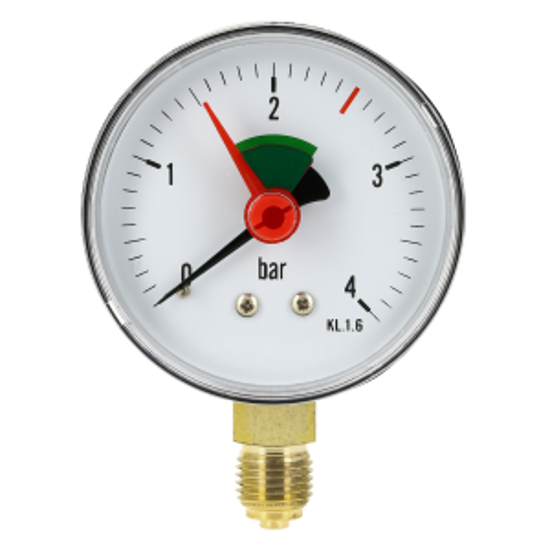 Afbeeldingen van BONFIX MANOMETER 1/4" BUITENDRAAD