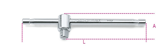 Afbeeldingen van BETA 900/42 WRINGSTAAF MET SCHUIFSTUK 1/4"