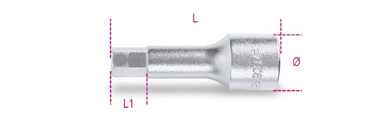 Afbeeldingen van BETA 920ME SCHROEVENDRAAIER-DOP TBV BINNENZESKANTSCHROEF 1/2" 5MM