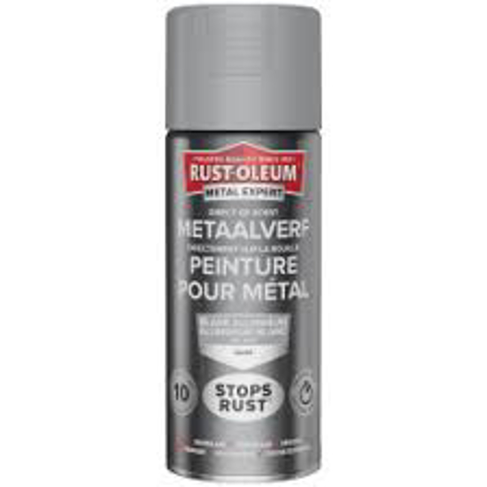 Afbeeldingen van RUST-OLEUM METAALVERF HOOGGLANS, ZUIVER WIT RAL 9010, SPUITBUS 400ML