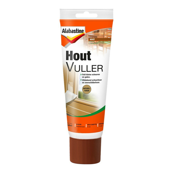 Afbeeldingen van ALAB. HOUTVULLER TUBE 330 GR NATUREL/VUREN