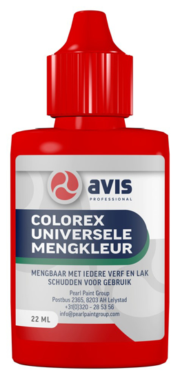 Afbeeldingen van COLOREX MENGKLEUR 22 ML 580 ROOD