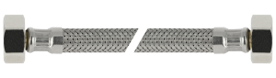 Afbeeldingen van BONFIX RVS FLEX. AANSLUITLEIDING 50CM 1/2" BI. X 1/2" BI.