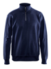 Afbeeldingen van SWEATSHIRT MET HALVE RITS MARINEBLAUW L 336911588900L