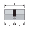 Afbeeldingen van MAUER PROFIELCILINDER DUBBEL F3P SKG*** 31/31