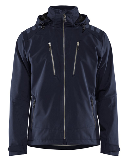 Afbeeldingen van SOFTSHELL JACK DONKER MARINEBLAUW/ZWART L 474925138699L