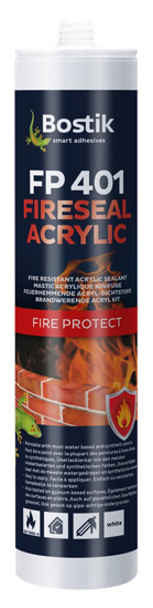 Afbeeldingen van BOSTIK FP 401 FIRESEAL ACRYLIC WIT 310ML