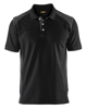 Afbeeldingen van POLOSHIRT PIQUE ZWART/DONKERGRIJS M 332410509998M OP=OP