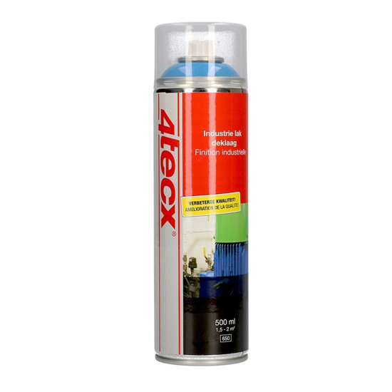 Afbeeldingen van SPUITBUS GENITIAANBLAUW 500ML HOOGGLANS 4T RAL 5010